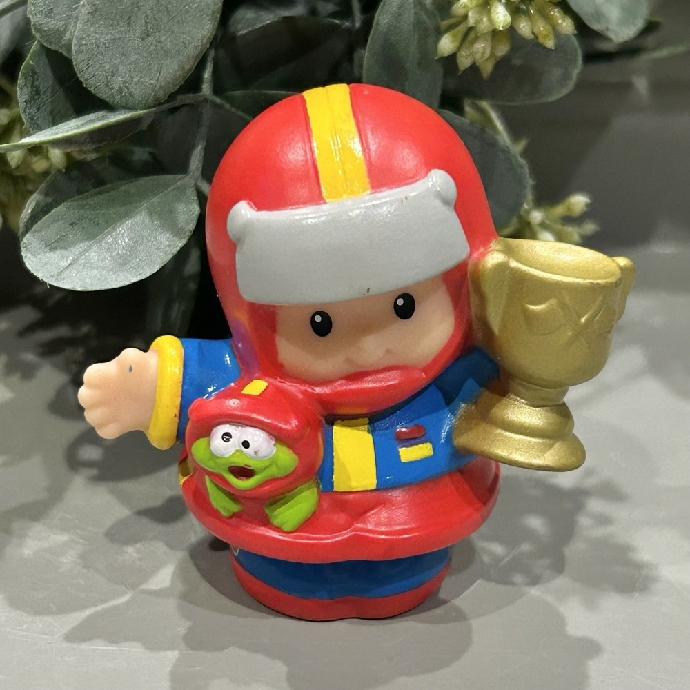 Replacement Eddie Figure for Fisher-Price Little People Race Car Track‎ Playset